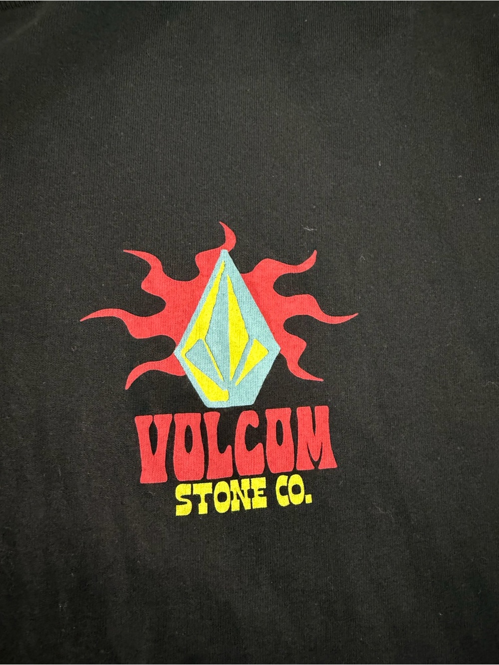 Volcom Black Men’s T-shirt Size Large